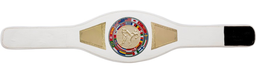 KICKBOXING CHAMPIONSHIP BELT-PROFLAG2/FLAG/G/KBOG - VARIETY OF LEATHER COLOURS AVAILABLE KICKBOXING CHAMPIONSHIP BELT-PROFLAG2/FLAG/G/KBOG - VARIETY OF LEATHER COLOURS AVAILABLE